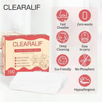 Laundry Detergent Sheets Up to 160 Loads, Magnolia - Great For Travel,Apartments, Dorms,CLEARALIF Laundry Detergent Strips Eco Friendly & Hypoallergenic - 80 Sheets