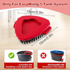Scrub Brush for O-Cedar, Scrubber Mop Head Compatible with Ocedar Spin Mop Easy Wring 1 Tank,Upgraded Full Bristle of Cedar Scrubber Attachment,Floor Scrubber Brush,Wall Tile Bathroom Scrubber,1 Pack