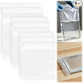 6 Pack No Scrub Oven Rack Cleaning Bags - Reusable Leakproof Soaking PE Bags, No Messy Hands for Grill Grates/BBQ Racks, No Cleaner Included