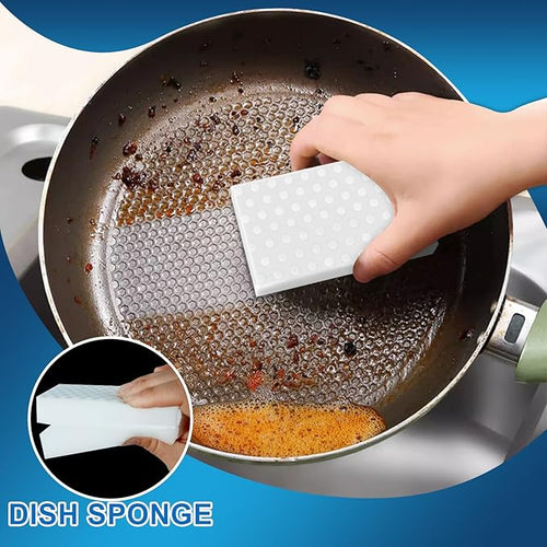 12 Pack 2.5 x Density Magic Erasers Cleaning Sponge Multi-Functional Melamine Sponges Foam Pad, Non-Scratch Scrub Sponge Household Cleaning Dish Sponge for Kitchen, Bathroom, Wall, Floor