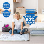 TAILI 16 Pack Vacuum Storage Bags for Comforter and Blankets, Jumbo Vacuum Seal Bags for Bedding 40x31 Inch, Space Saver Bags for Clothes, Pillows, Saving More Closet Space