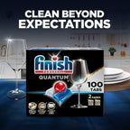 Finish Quantum Powerballs Dishwashing Detergent Gel Tabs 3.52 Lb, 100 Tabs