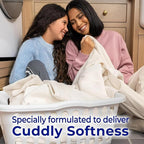 259 Loads Snugle Advanced Softness Liquid Fabric Softener, Blue Sparkle, 4-in-1 Benefits, HE Compatible