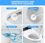 Disposable Toilet Bowl Wand Refills for Clorox, 50 Pcs - Compatible with Clorox Toilet Wand Refills, Hygienic Scrubber Heads for Bathroom Cleaning