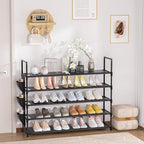 OYREL 5 Tier Shoe Organizer Rack for Closet, Entryway, Garage, Door, Space Saving, Shoe Holder Stand/Tower, Large, 20-25 Capacity
