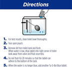 Ty-D-Bol Blue Tablets Value 5 Pack, Cleans and Deodorizer Toilets for a Fresh Smelling Bathroom