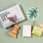 Natural Non-Toxic Dish Washing Soap - Dyes And Fragrance Free - Vegan Cruelty-Free Eco-Friendly And Zero Waste Dishwashing Handmade Solid Bar Soaps Detergent & Biodegradable (Lemon Bundle)
