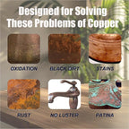 Truey Copper Pot Cleaner, Restores Shine & Removes Tarnish from Copper Wares, Multi-purpose Cleanser, Metal Polishing Compound detergent (60ml)