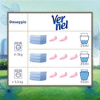 Vernel Fresh Control Ammorbidente Neutralizza Odori, Freschezza Glaciale, 12 x 28 Lavaggi