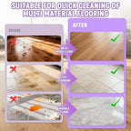 Floor Cleaning Solution Compatible with Roborock Robot Vacuum (Q5/Q7/Q8/Q10/S7/S8/Saros 10R/F25/Qrevo), Floor Cleaner for All Robot Vacuums & Cordless Wet Dry Vacuum with Mopping