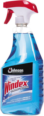 Windex Powerized Glass Cleaner with Ammonia-d, 32 Oz. Trigger Spray Bottle