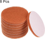 HARFINGTON 8pcs Drill Power Brush 4 Inch Tile Scrubber Scouring Pads 2000 Grit for Bathroom Kitchen Household Cleaning