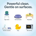 Clorox Free & Clear Multi Surface Cleaner, Spray Bottle, Fragrance Free, 32 Fluid Ounces, Pack of 3