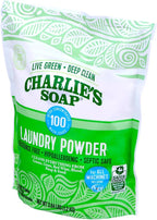 Charlie’s Soap Laundry Powder (100 Loads, 2 Pack) Hypoallergenic Deep Cleaning Washing Powder Detergent – Eco-Friendly, Safe, and Effective