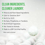 Rockin’ Green Active Wear Laundry Detergent - Unscented Laundry Detergent Powder & Odor Eliminator - Workout Clothes & Sportswear - Safe for Sensitive Skin - 90 Loads