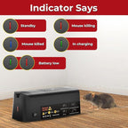 X-PEST Electronic Rat Trap 2 Pack – Big Size Electric Mouse Trap Zapper for Indoor Use, Reusable Rodent Trap, No Touch No See, Effective Mice & Rat Control