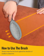 Lint Brush Pet Hair Remover for Clothes, Couches - 2 Pack, Dual Side, Gray