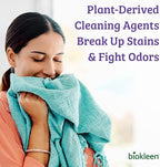 Biokleen Natural Laundry Detergent - 128 HE Loads - Liquid, Concentrated, Eco-Friendly, Non-Toxic, Plant-Based, No Artificial Fragrance or Preservatives, 64 Fl Oz
