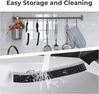 Cleaning Brush-Hard Crevice Cleaning Brushes, Multifunctional Window Groove Brushes, Grout Brush, Cleaning Tool for Bathroom, Kitchen, Toilet, Tile, Sink, Home (6, Black)