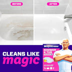 Mr. Clean Magic Eraser Sponge, Bathroom, Shower, Tub Cleaner, Soap Scum Remover, Bathroom Cleaning Supplies, Dawn Cleaning Power with Lemon Scent, Shower & Tub, 8ct