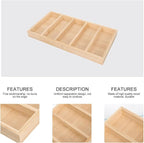 Luxshiny Wooden Glasses Display Tray and Sunglasses Organizer Rack Eyewear Storage Holder for Home and Store, Set of 5