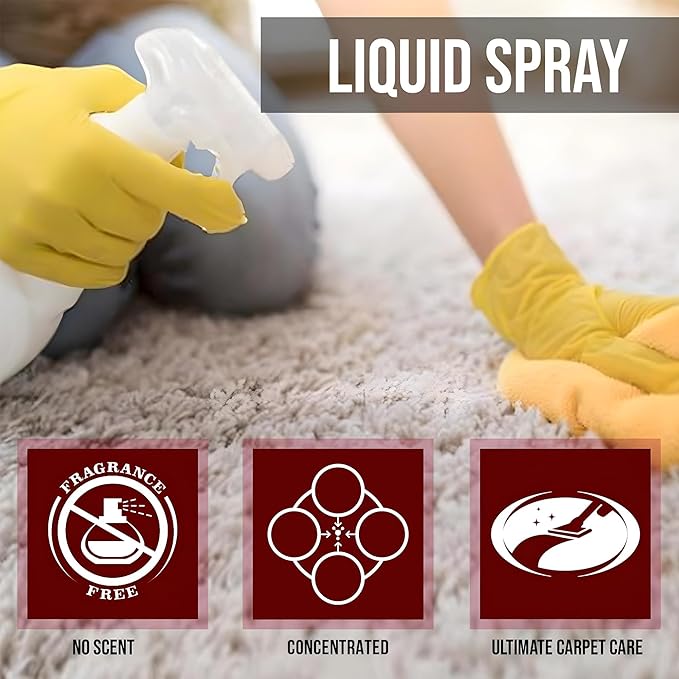 General Chemical Carpet & Fabric Protectant - Stain Shield for Carpets, Rugs, Drapes, Upholstery, & More - Rug Guard 5818 - Ultra Concentrated Fabric Protector Spray - 4 Gallon Case