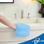 JEBBLAS Disposable Dish Towels and Cloths, Reusable Wipes, 50 Count/Pack, Green