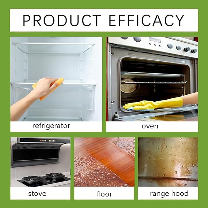 Electrolyzed Ion Kitchen Cleaner, 300ML Electrolyzed Ion Kitchen Cleaner Spray, Multi Purpose Cleaning Spray, For Hold,Oven,Stove,Range Hood (2PC)
