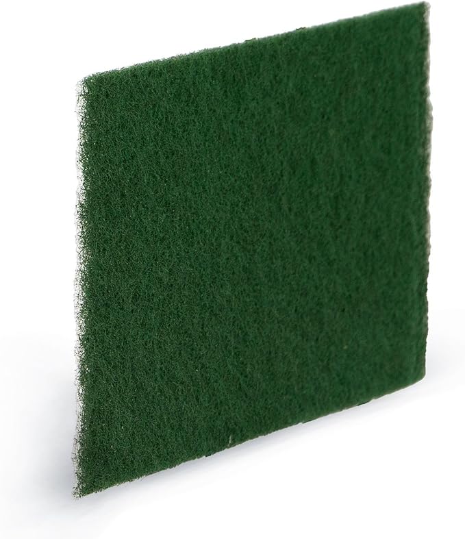 Americo #90-96 Kitchen Scour Pad, Medium Duty Scouring Pads for Pots and Pans, 6" x 9", Green, 20 per case