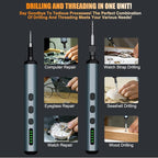 Mini Electric Screwdriver, 4.2V Precision Screwdriver Set Cordless Screwdrivers Rechargeable 76 In 1 Magnetic Bit Repair Tech Tool Kit for Electronics Computer Phone Laptop Camera RC Car Watch Glasses