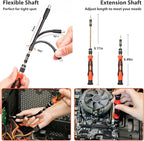 STREBITO Precision Screwdriver Set 142-Piece Electronic Repair Tool Kit with Torx T5 T6 T8 T15, Triwing Y000, Star P5, Gamebit, Tech Toolkit for Computer, Laptop, iPhone, Nintendo, PS5, Ring, Orange