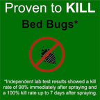 Premo Guard Bed Bug Killer Spray 16 oz - University Tested 100% Kill Rate - Natural Non Toxic, Stain & Scent Free - Kill Bedbugs & Mites On Bed & Blankets, Furniture, Clothing - Child & Pet Safe