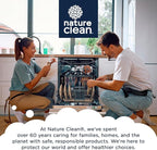 Nature Clean All Natural Dishwasher Rinse Aid Cleaner, Liquid Dishwasher Rinse Agent Spot-Free Glass & Cutlery in Hard Water, Non-Toxic Dish Washer Drying Agent & Stain Remover, 8 oz/250ml, Pack of 1