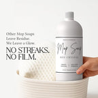 Mop Soap Highly Scented Fragrance, Long Lasting Luxury Floor Cleaner for Hardwood, Tile, Laminate & Stone, Low Suds No Residue Formula, All Mop Types, Made in USA, 32oz Red Crystal Fragrance