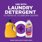 ARM & HAMMER Odor Blasters Deep Rinse and Revitalize Fabric Rinse, Laundry Additive, Eliminates Sweat and Musty Odors, Fresh Escape Scent, 50 fl oz