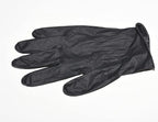 Safeguard, Nitrile Disposable Gloves, Powder & Latex Free, Box of 100 Gloves, Size Medium, Black