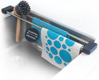 Sanni Shoo drip.line Pure - Versatile and Adjustable Kitchen Rack Drip Tray for Dishcloths, Brushes, and Bottles - Hygienic Storage - Made ofStainless Steel and Silicone