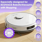 Lavender Scent Floor Cleaning Solution, 1L 33.8Fl Oz, Compatible with Ecovacs X1/X2/X5/X9/X11/T20/T30/T50/T80/N20/N30 Series and all other Robot Vacuum Cleaners, Deep Cleans, Residue-Free & Pet Safe