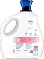 Downy Gentle Soft + Fresh Fabric Softener Liquid, Cherry Blossom Scent, 93 FL OZ, 138 loads, Liquid Fabric Softener Designed to be Gentle on Skin