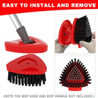 Small 1 Pack Scrub Brush Replace Head ONLY for O Cedar RinseClean 2-Tank Spin Mop, NOT for EasyWring 1-Tank System