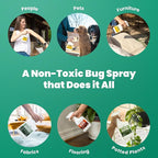 Cedarcide All-Purpose Bug Spray | Kill and Control Mosquitos, Fleas, Ticks, Ants | Made with Natural Essential Oils | Use on People, Pets & Kids (Lemongrass, Quart (32 Oz.))