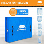 Nordic Elk Mattress Bags for Moving and Storage (King) Heavy Duty Moving Supplies, 8 Sturdy Handles, Strong Zipper, Mattress Cover Bed Bags, Storage Cover Essentials Packing Protector