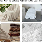 20PCS Pet Hair Remover for Laundry, Reusable Lint Catcher for Washing Machine, Effective Cat Dog Laundry Pet Hair Catcher for Clothes, Sheets, Towels, Fleece Blankets, They Don’t Damage Fabric