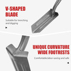4-Inch Trench Shovel Trenching Spade Irrigation Shovel Narrow Spade Trench Digger Tool,57 inches