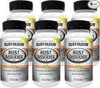 Rust-Oleum Rust Dissolver Jelly | Heavy-Duty Corrosion Remover for Metal Tools, Cars, Bikes, Grills, Bolts, Firearms & More | 8 oz | 6 Pack