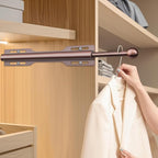 FIRJOY 12" Valet Rod for Closet Pull Out (2 Pack, Antique Copper)