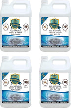 Fruit Fly & Drain Fly Killer - Simple Commercial Drain Gel Treatment - Eliminates Gross Fruit Flies, Drain Flies, Sewer Flies & Gnat Infestations From Any Drain. Fast & Easy - (128 Oz, Case of 4)