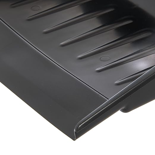 Carlisle FoodService Products Heavy Duty Dust Pan with Handle – Durable Plastic, 8 Inch Dust Pan for Home, Kitchen, and Commercial Use, Black