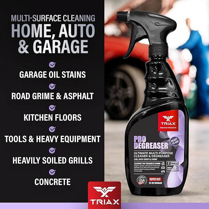 Triax Pro Degreaser and Cleaner, Multi-Purpose, Heavy Duty (1 Gallon)