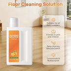 Orange Floor Cleaning Solution Compatible with Dreame Wet & Dry Vacuum and Robot, Residue & Streak Free,Suitable for All Robot Vacuum Cleaners and Wireless Wet Dry Dual-Use Vacuum Cleaners